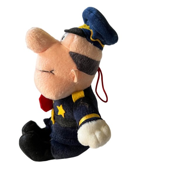 Stuffins Traffic Cop Frosty the Snowman Plush 1999 7" Crossing Guard Stuffed Toy - Picture 5 of 7